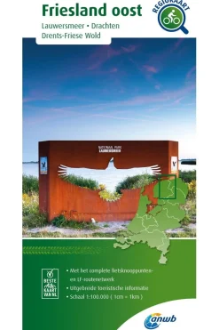 ANWB Friesland Oost Knooppuntenkaart 3 NL