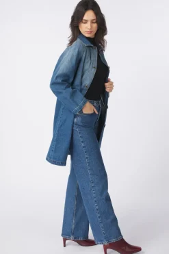 AWARE Jeansjas Sophie Long Denim Coat
