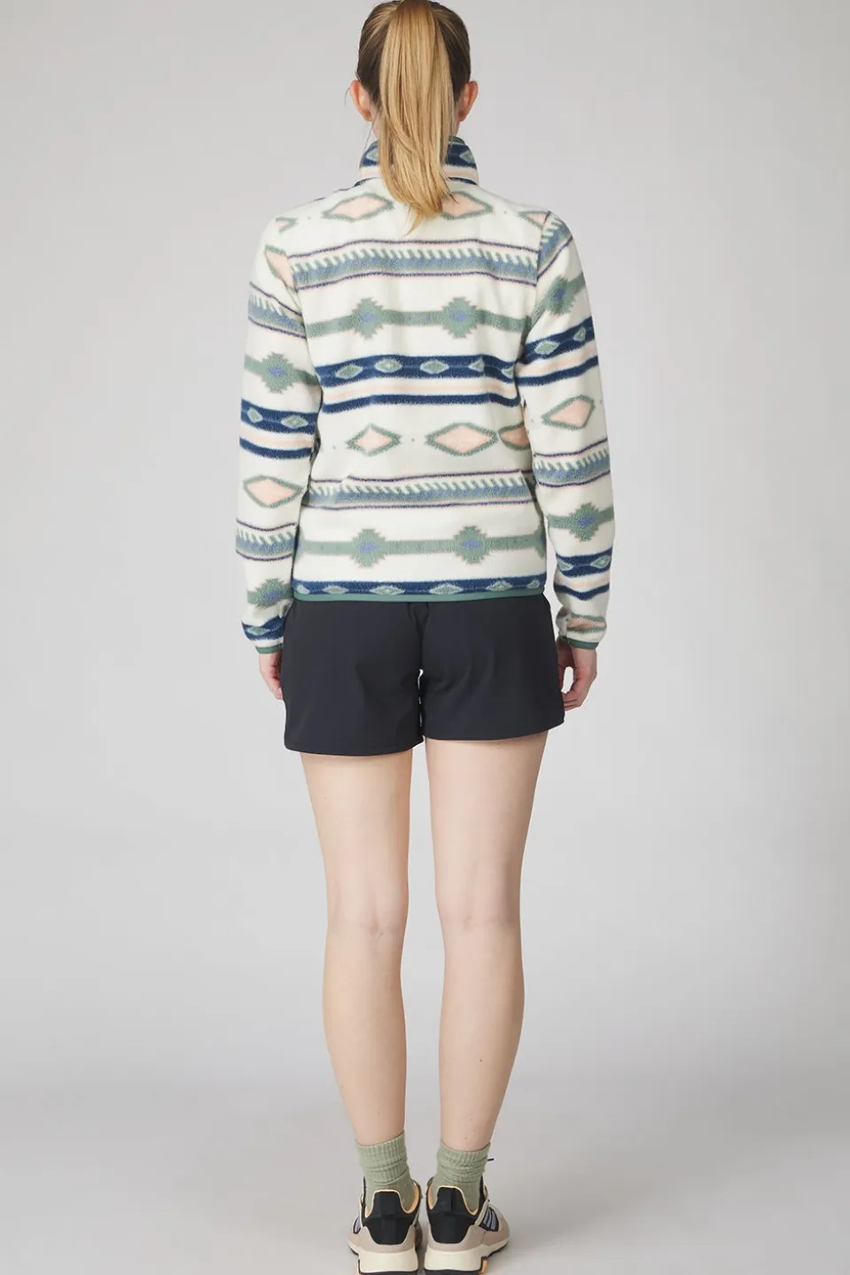 Ayacucho Fleece Barrosa Printed Half Zip W