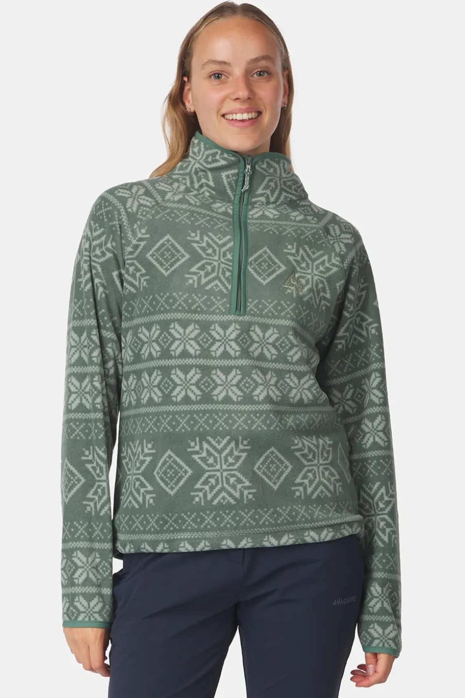 Ayacucho Fleece Inverno Printed Fleece Half Zip W