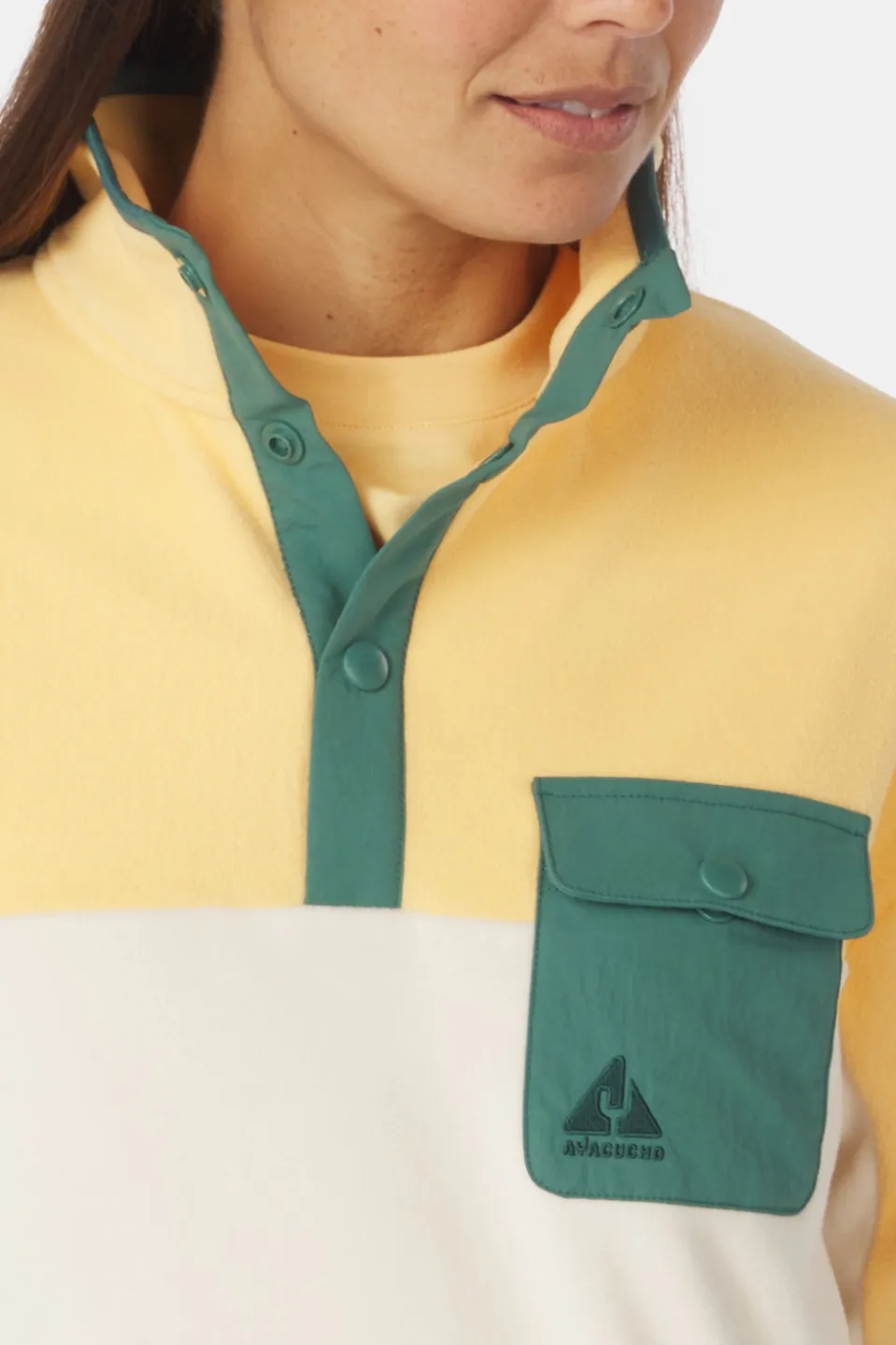 Ayacucho Fleece Peniche Micro Snap Pullover W
