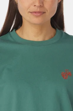 Ayacucho T-Shirt Cropped Mini Embroidery Tee W