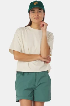 Ayacucho T-Shirt Cropped Mini Embroidery Tee W