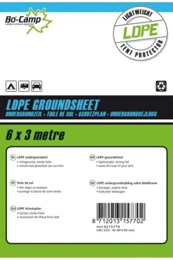 Bo-Camp Grondzeil Ondergrondzeil 6 X 3 Meter