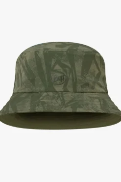 Buff Hoed Adventure Bucket Hat Acai Khaki
