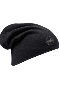 Buff Muts Merino Wool Thermal Solid Black