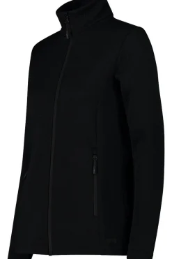 CMP Fleece Woman Ski Full Zip Stretch Jacquard