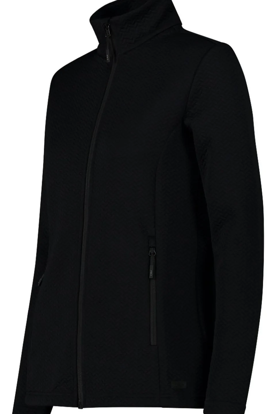 CMP Fleece Woman Ski Full Zip Stretch Jacquard