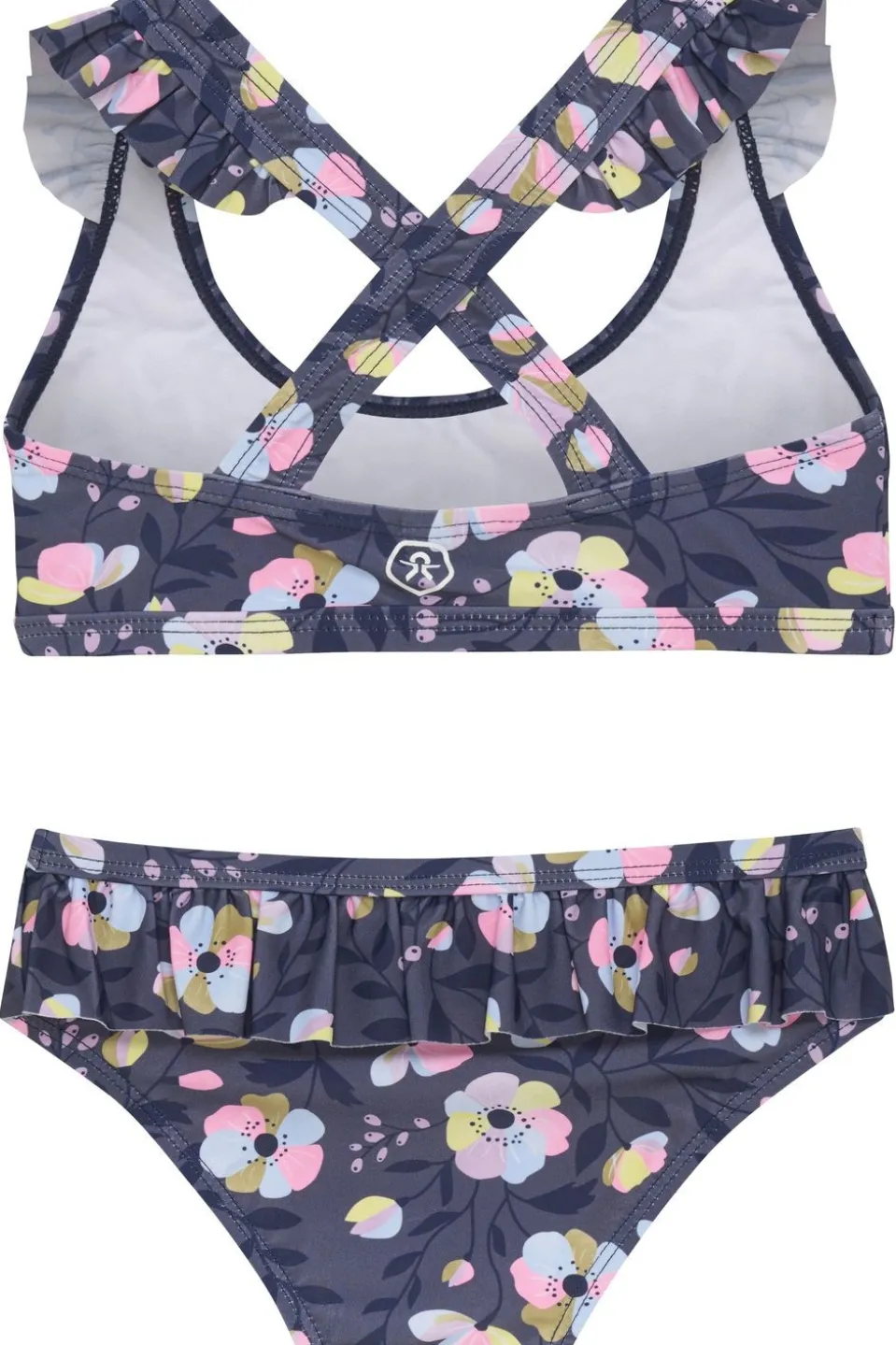 Color Kids Bikini W. Short Skirt, Aop