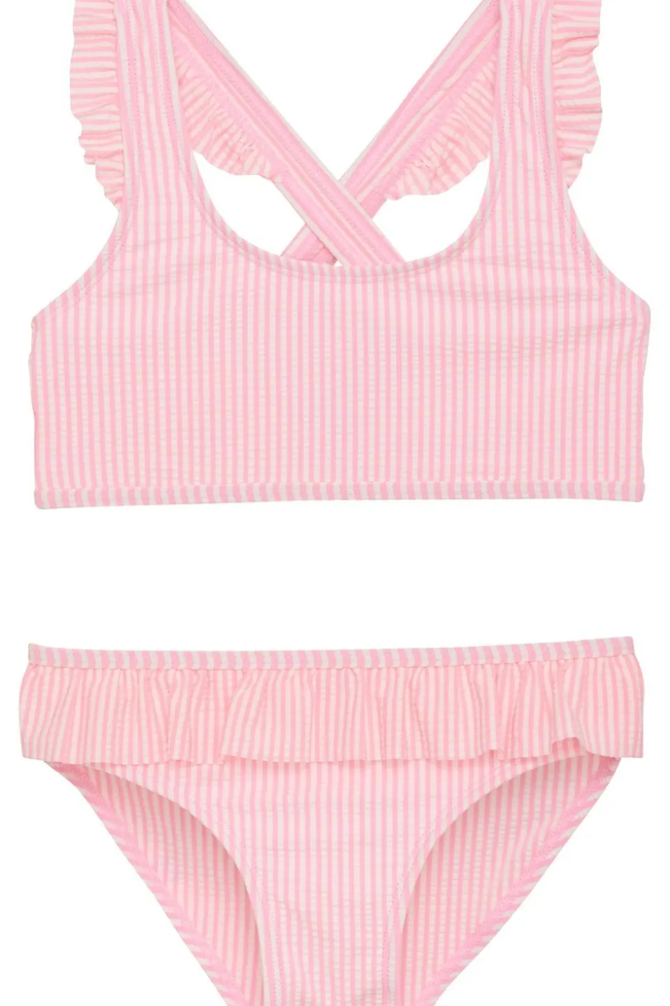 Color Kids Bikini W. Skirt, Seersucker