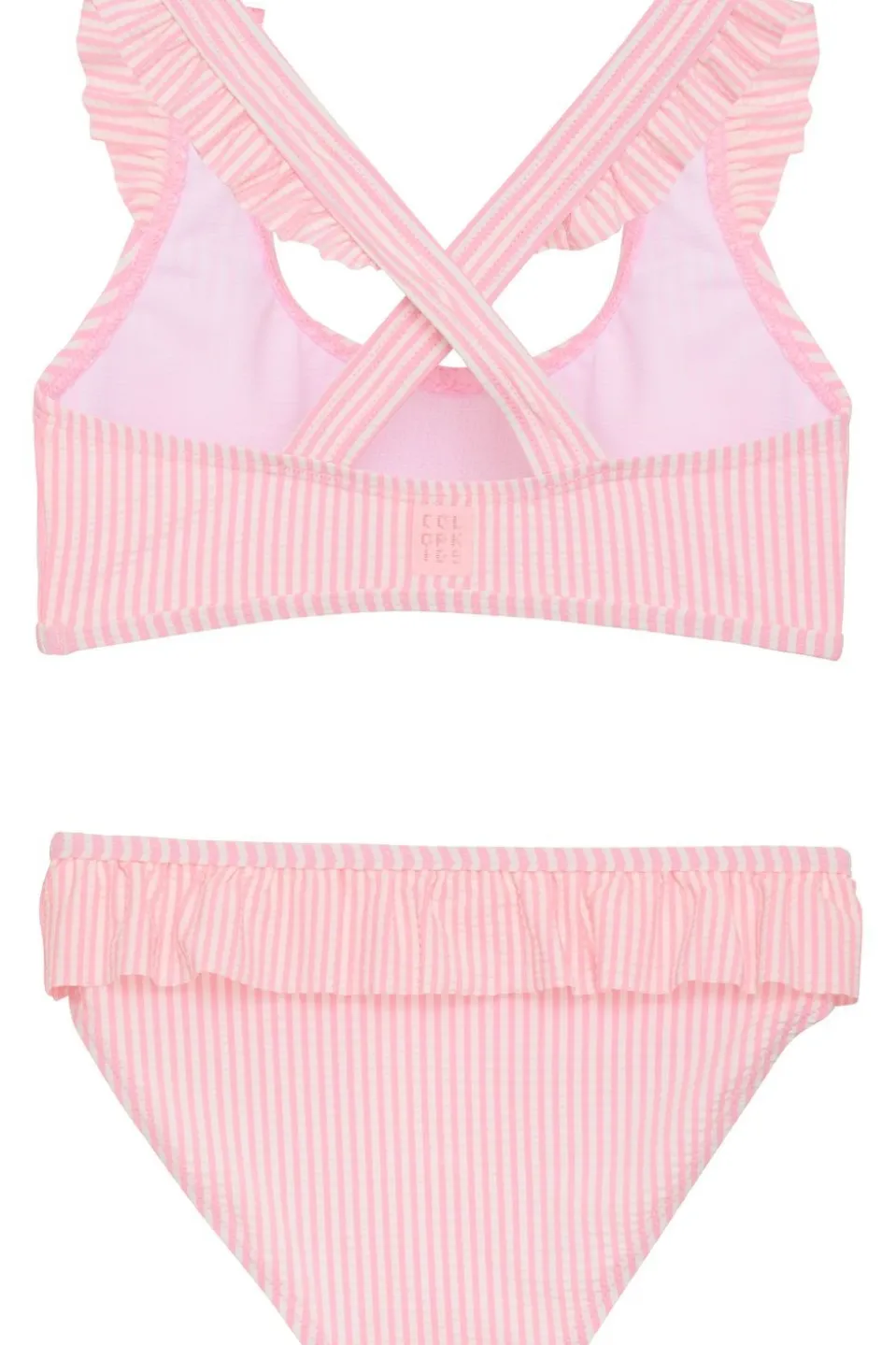 Color Kids Bikini W. Skirt, Seersucker