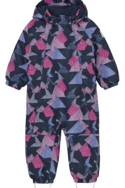Color Kids Skipak Coverall W. 2 Zip- Aop