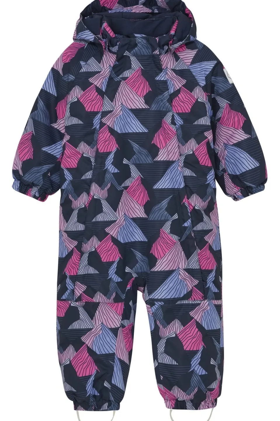 Color Kids Skipak Coverall W. 2 Zip- Aop