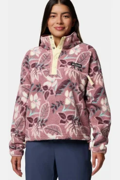 Columbia Fleece Helvetia™ II Printed Cropped Half Snap