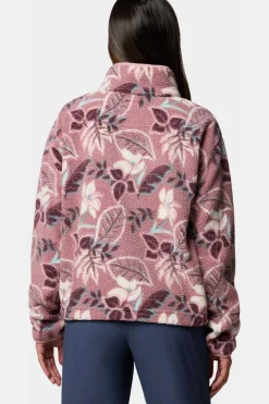 Columbia Fleece Helvetia™ II Printed Cropped Half Snap