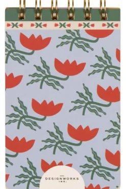 Designwork Ink Agenda A Dopo Flower Twin Wire Notepad