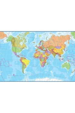 EXTRAGOODS World puzzle Fridge magnets MI 100 pieces 23x33cm