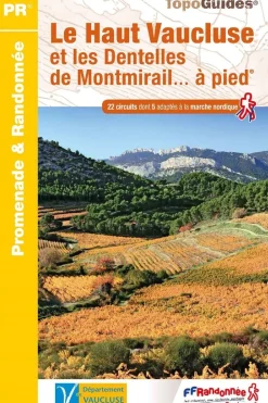 Ffrandonnée Haut Vaucluse et les Dentelles de Montmirail à pied 22PR