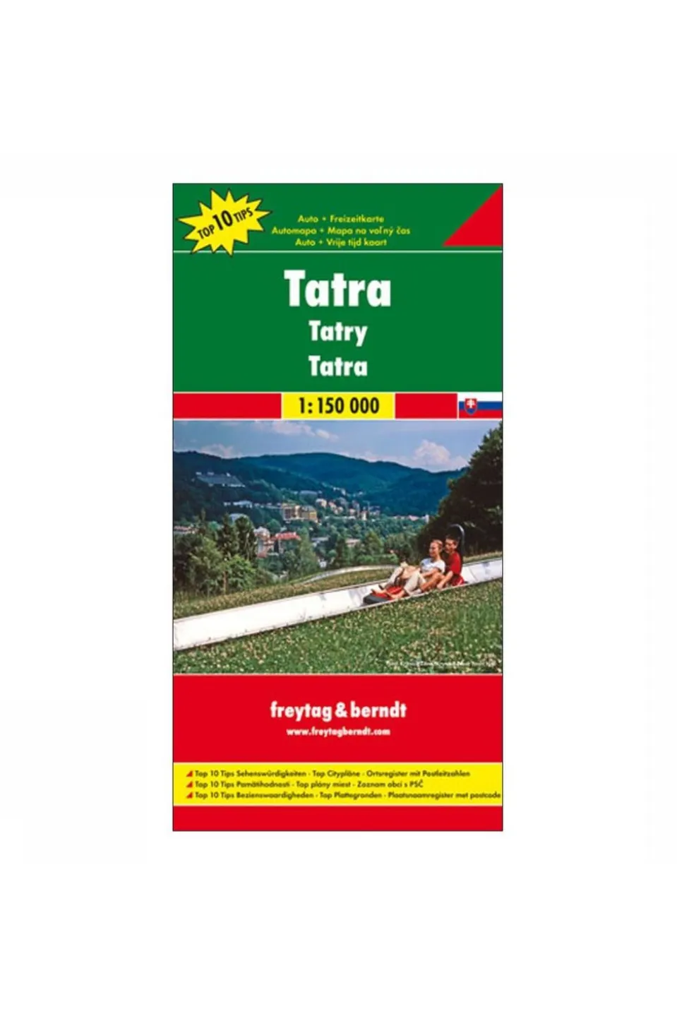 Freytag & Berndt Wegenkaart Tatra T10
