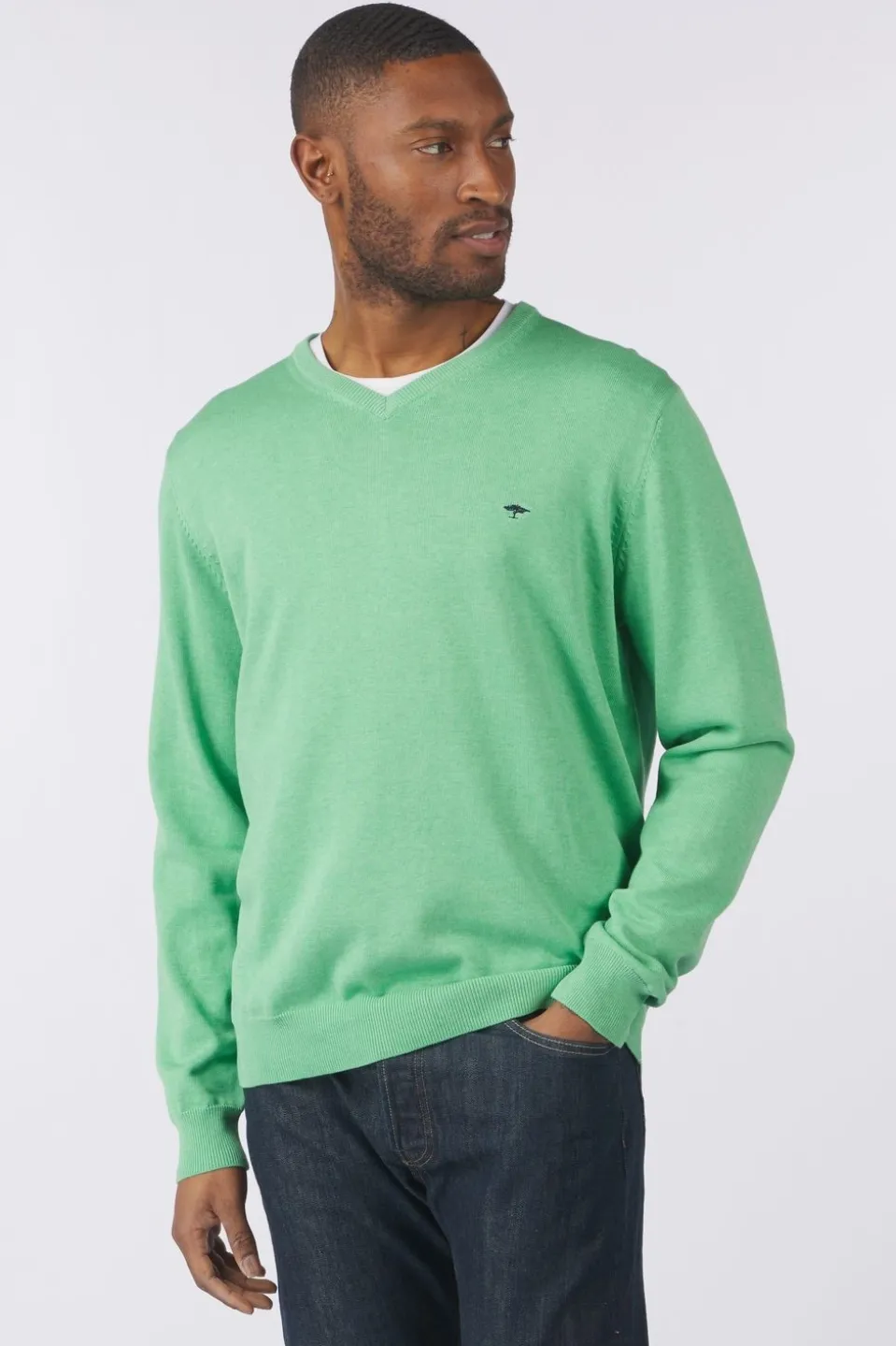 Fynch-Hatton Trui V-Neck Superfine