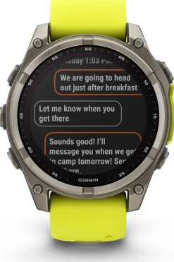 Garmin Sporthorloge Fenix 8 47mm Saffier Solar