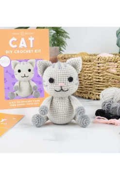 Gift Republic Speelgoed Diy Cat Crochet Kit