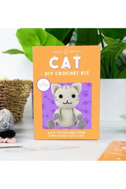 Gift Republic Speelgoed Diy Cat Crochet Kit