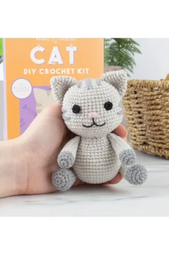Gift Republic Speelgoed Diy Cat Crochet Kit
