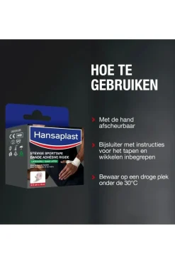 Hansaplast Stevige Sporttape Voor Polsen/Handen