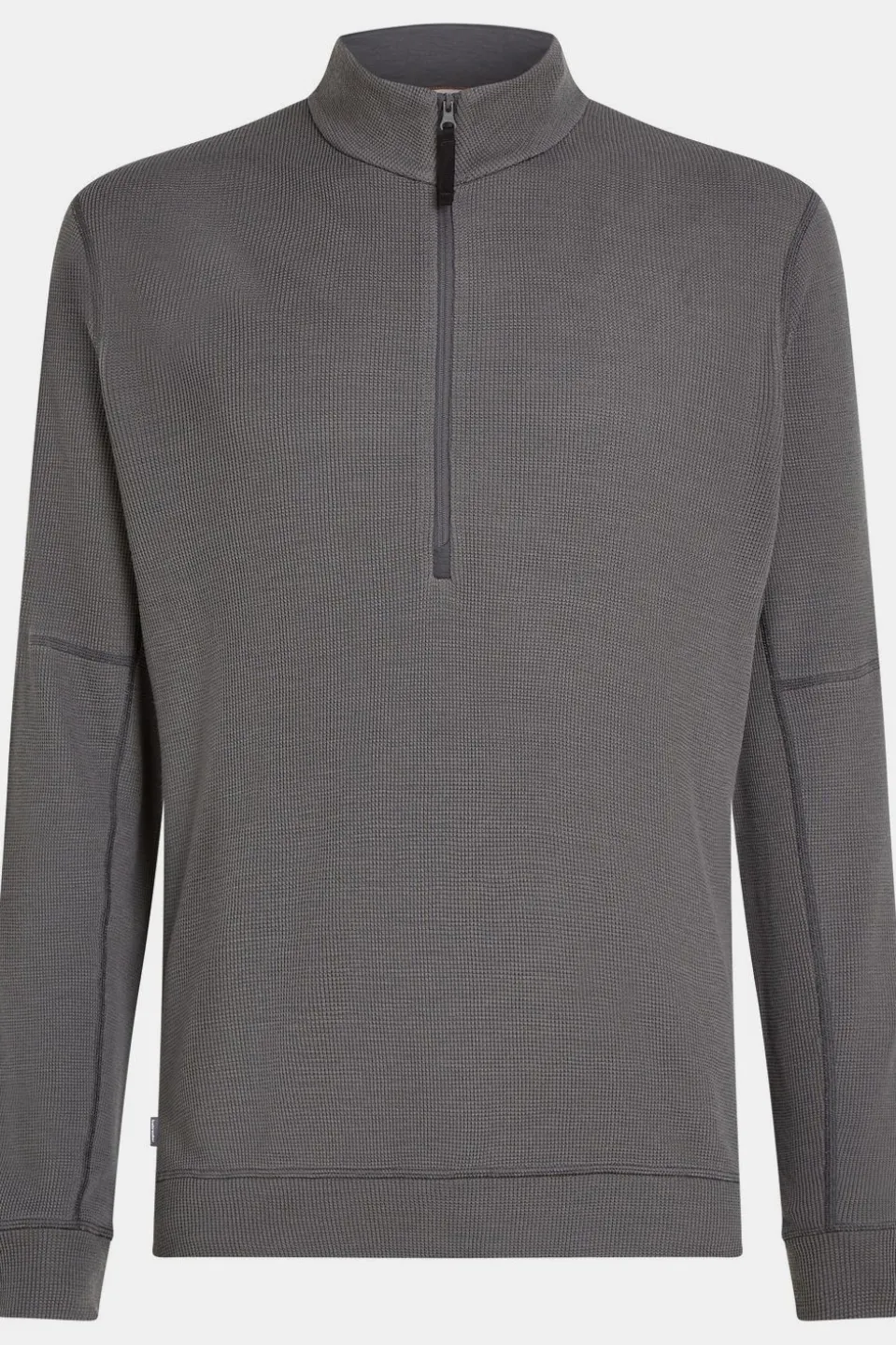 icebreaker Fleece M Mer 260 Waffle Knit Wander Ls Half Zip