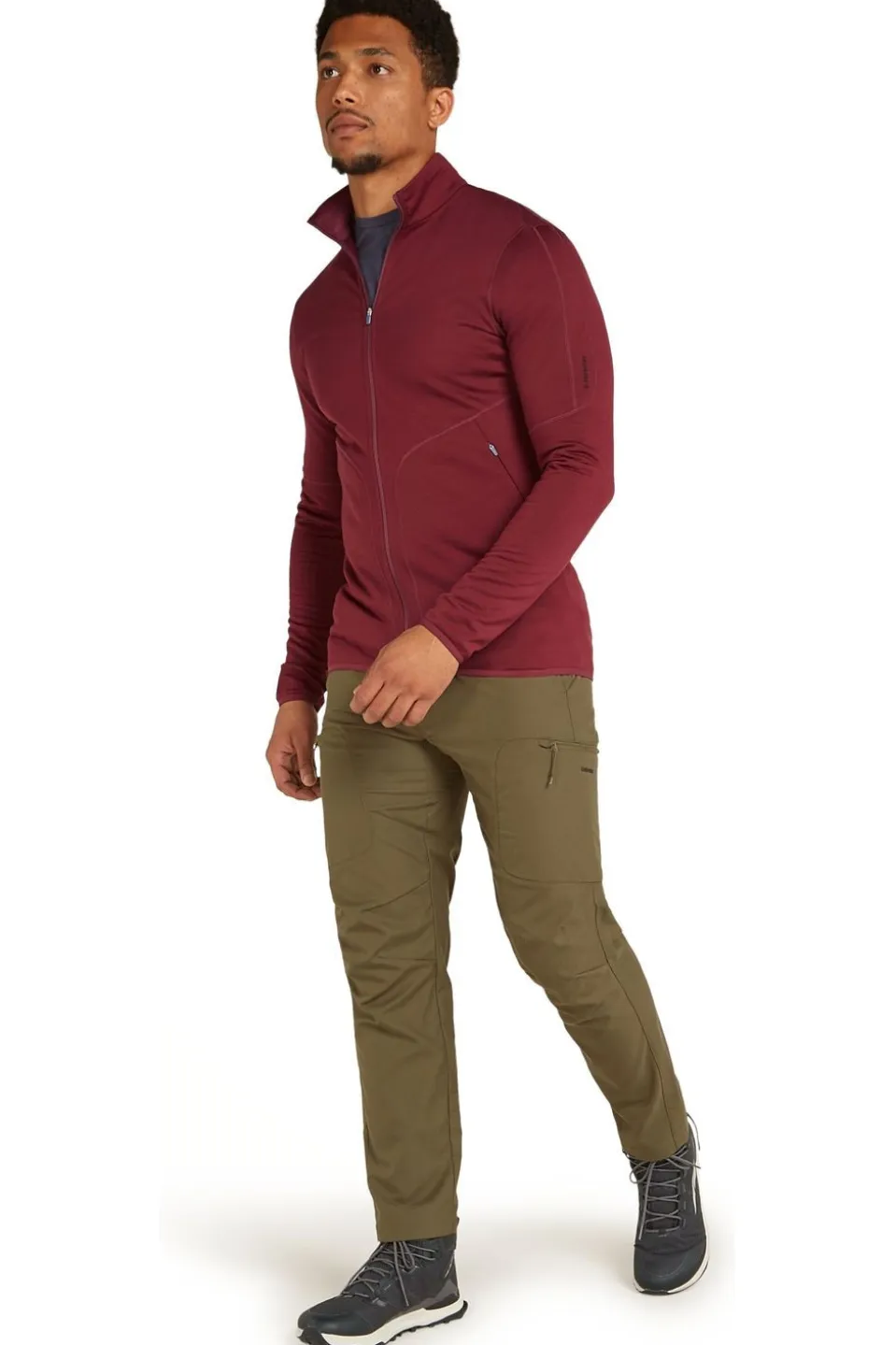 icebreaker Fleece Mer 560 Realfleece Elemtal II Ls Zip