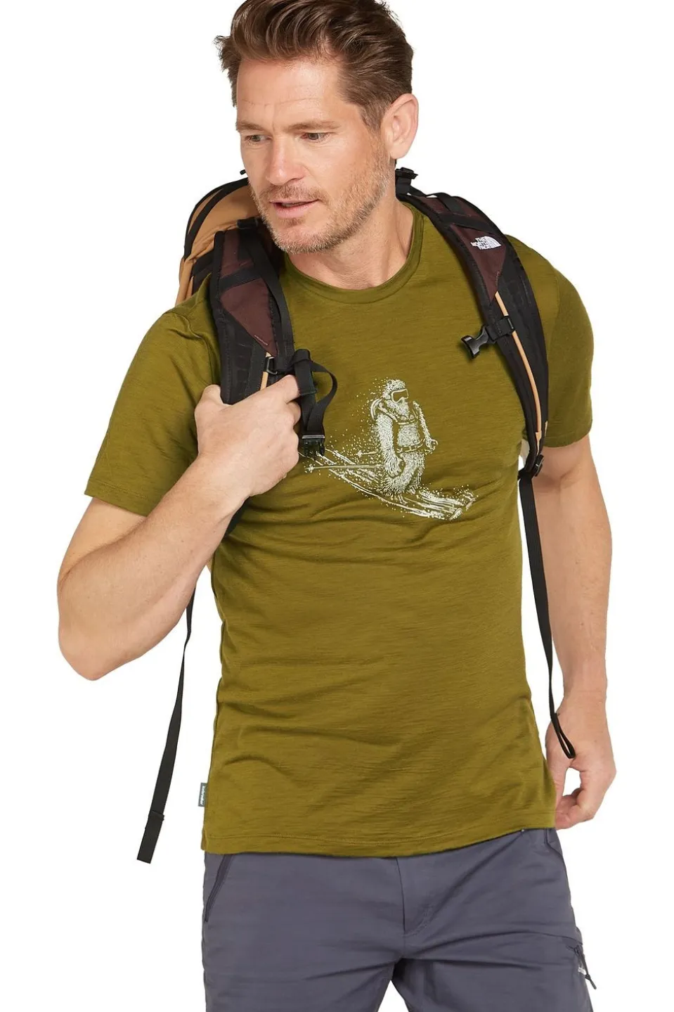 icebreaker T-Shirt M Mer 150 Tech Lite Ss T Skiing Yeti