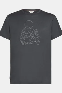 icebreaker T-shirt Men's Merino 150 Tech Lite III Ss Tee Sunset Camp
