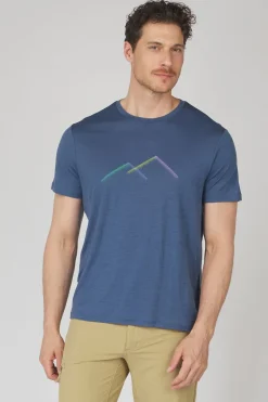 icebreaker T-shirt Men's Merino 150 Tech Lite III Ss Tee Peak Glow