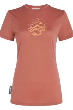 icebreaker T-Shirt Tech Lite III Ss Camping Circle