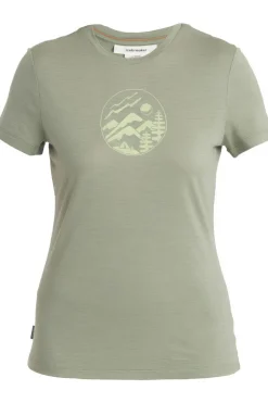 icebreaker T-Shirt Tech Lite III Ss Camping Circle