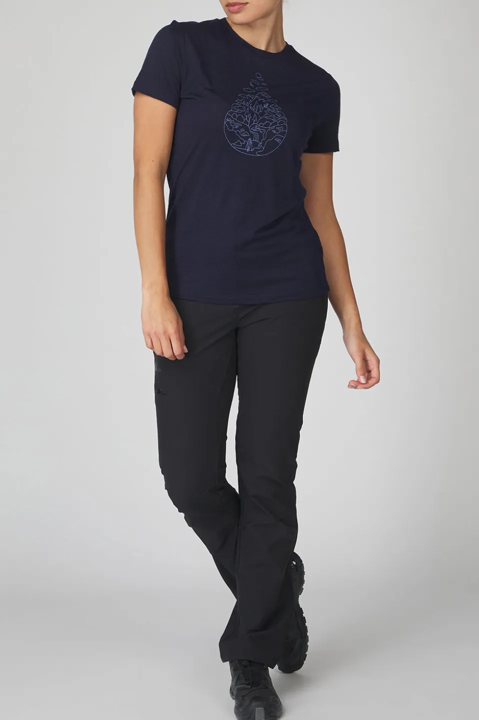 icebreaker T-Shirt Tech Lite III Ss Hike Path
