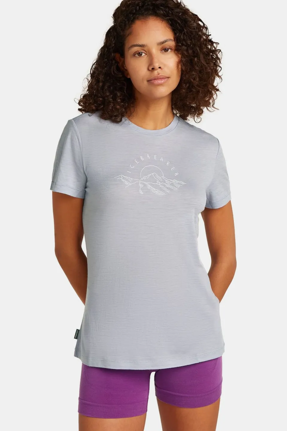 icebreaker T-Shirt W Mer 150 Tech Lite Ss Tee Sunrise Sumit