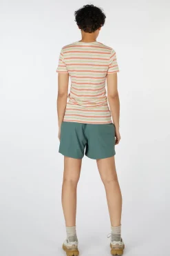 icebreaker W Wave Ss Tee Stripe