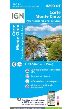 IGN Corte / Monte Cinto / PNR de Corse gps