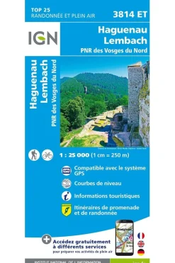 IGN Haguenau / Lembach / PNR des Vosges du Nord