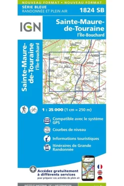 IGN Ste-Maure-de-Touraine - L'Ile-Bouchard gps