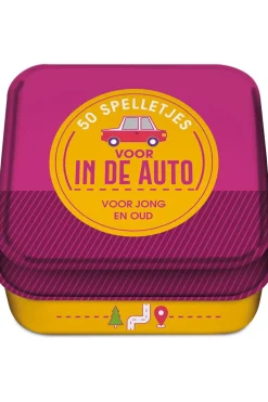 Image Books Auto 50 spelletjes voor in de auto in blik