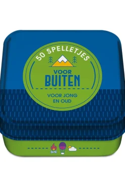 Image Books Buiten 50 spelletjes voor buiten in blik