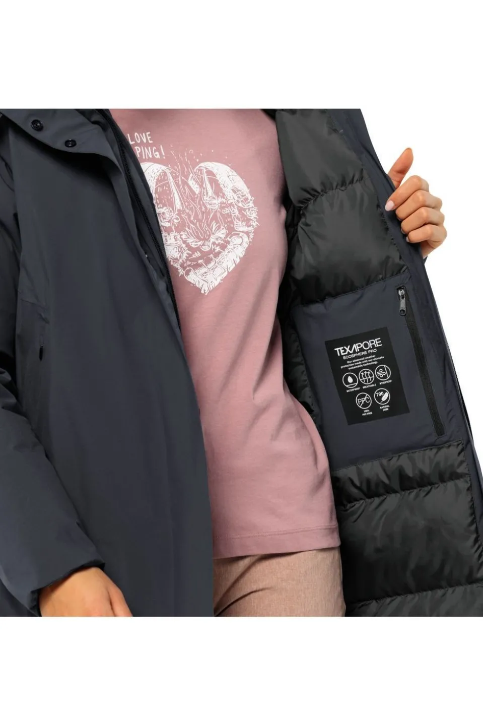 Jack Wolfskin Donsjas Luisenplatz Coat