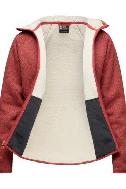 Jack Wolfskin Fleece Kaminfeuer Hoodie