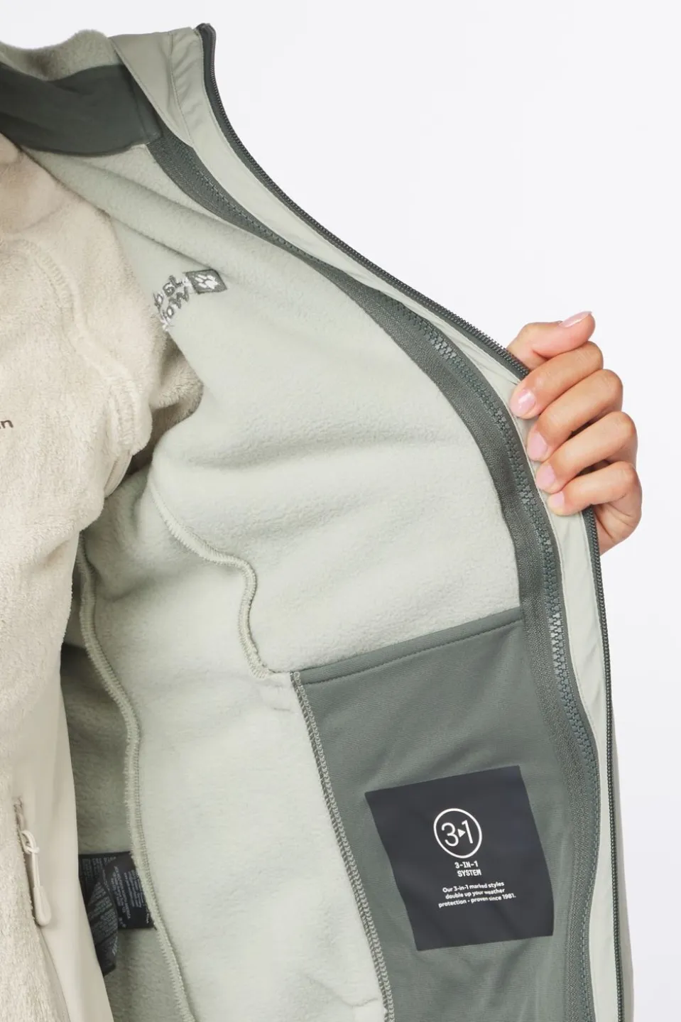 Jack Wolfskin 3-in-1 Jas Moonrise