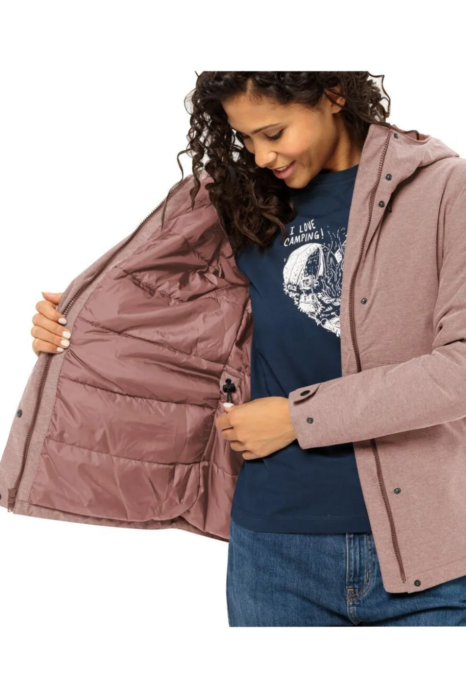 Jack Wolfskin Regenjas Snowy Park W