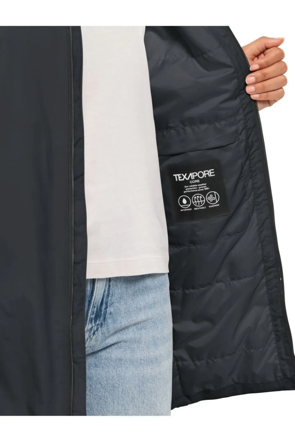 Jack Wolfskin Regenjas Textor Coat W