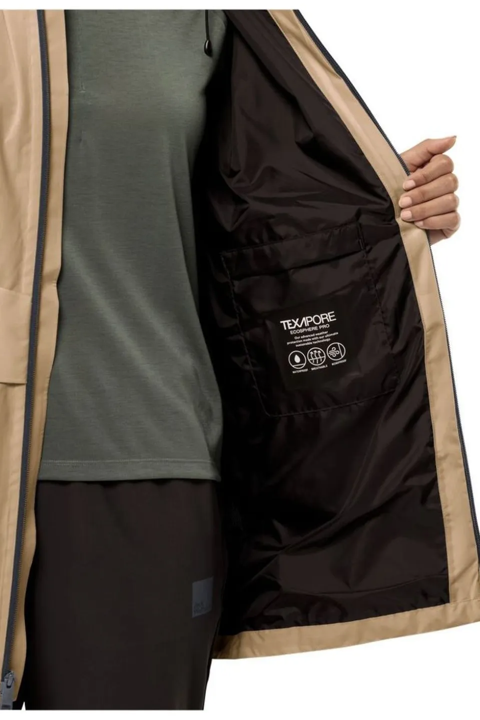 Jack Wolfskin Softshell Jas Mainkai Long